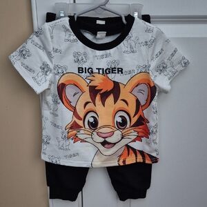 Cute Tiger Print Outfit 18-24M